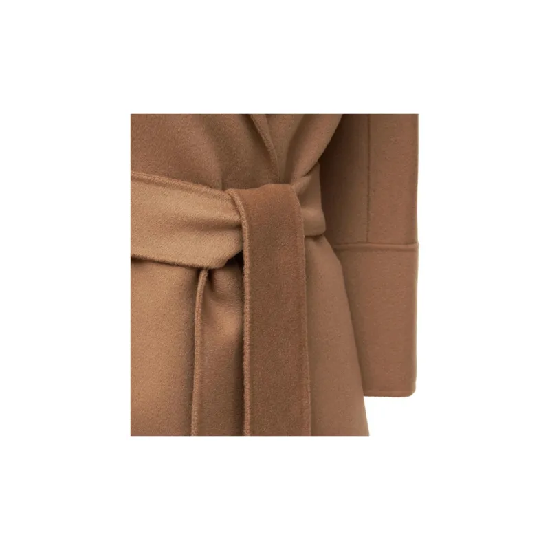'S MAX MARA Arona Collection Short Wool Coat Coats Women's Camel-5