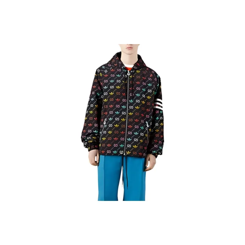 GUCCI X Adidas Gg Trefoil Stripe Jacket-1