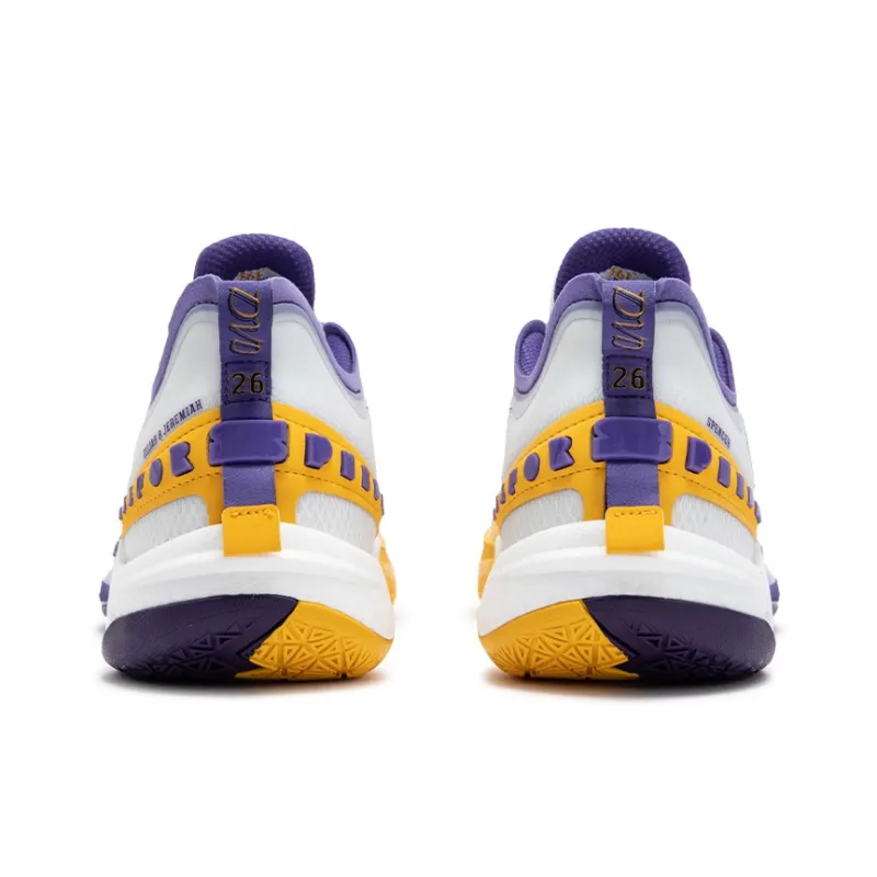 361° BIG3 5.0 Quick PRO Basketball Shoes Men Low Top 361 Degrees White/Ultraviolet-3