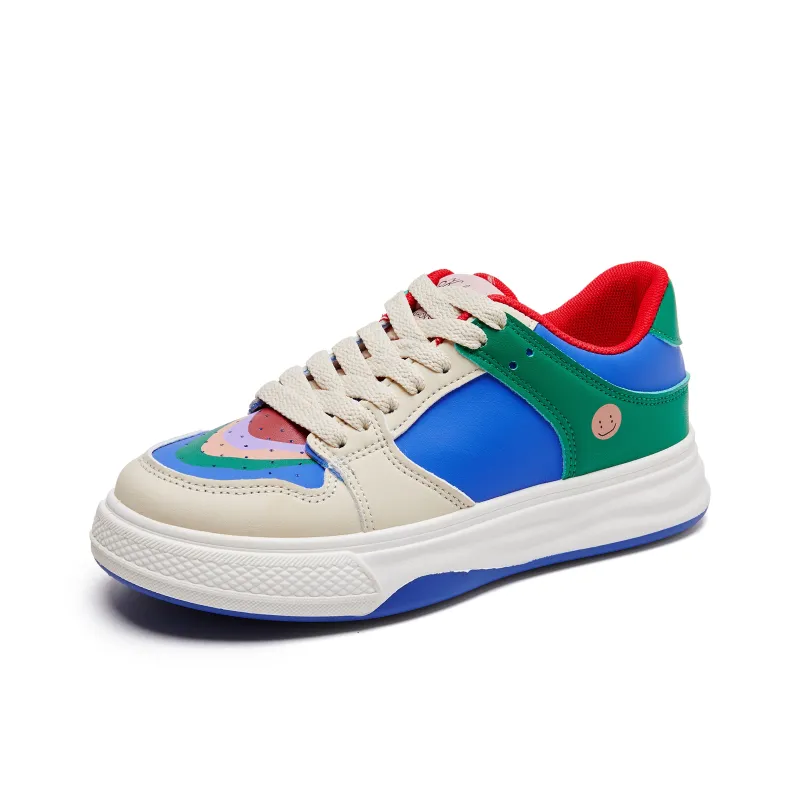 M.M Party Slip Resistant Shock Absorbers Low Top Skateboard Shoes Women's-4