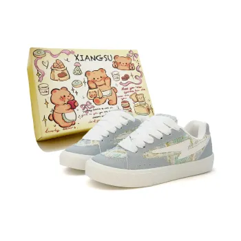 XIANGSU Wear Resistant Slip Resistant Low Top Skateboard Shoes Women's
