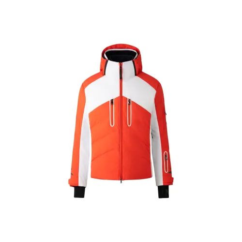 BOGNER Ski Tops Men Orange/White