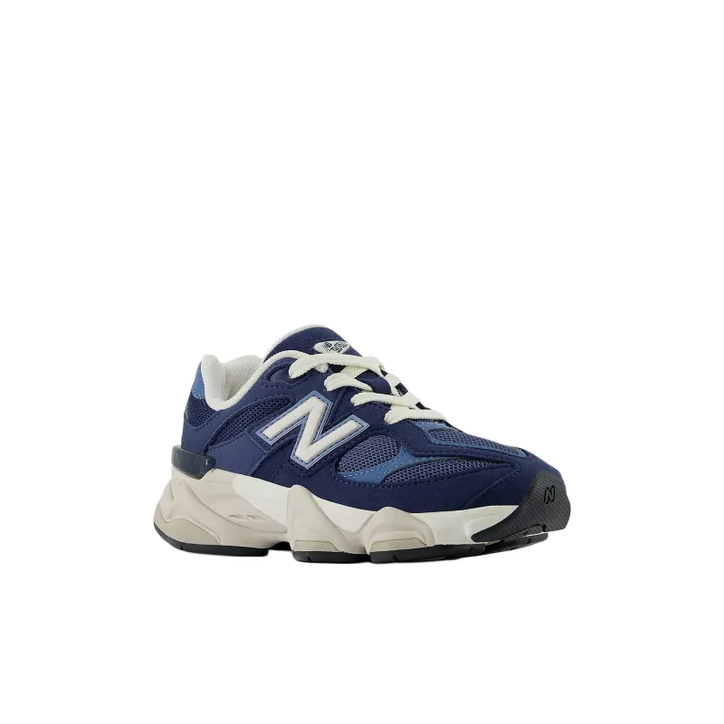 New Balance NB 9060 Slip Resistant Cushioning Low Top Kids' Running Shoes Blue White Children Aged 3 7 Years Old-2