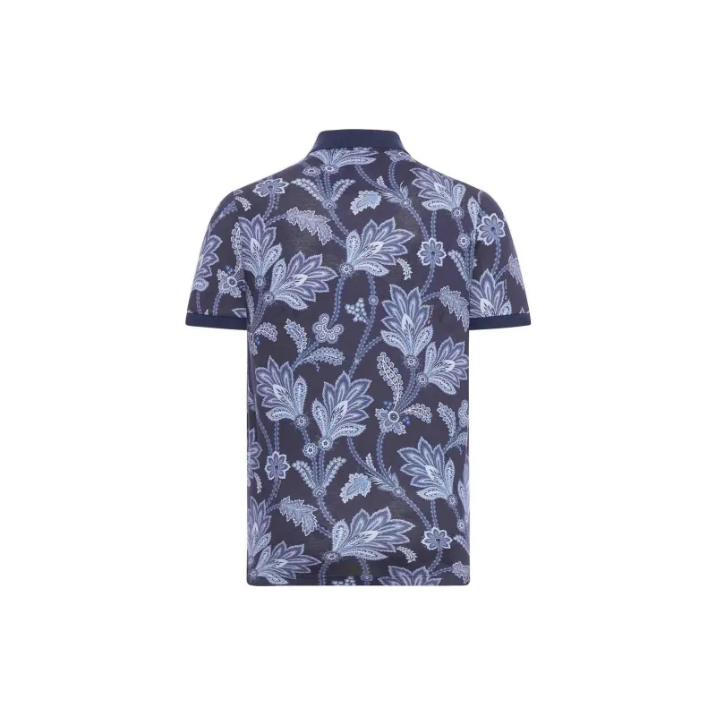 ETRO Graphic Printed Short Sleeved Polo Shirt-1