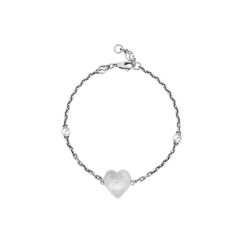 GUCCI 925 Sterling Silver Bracelets Women's-3