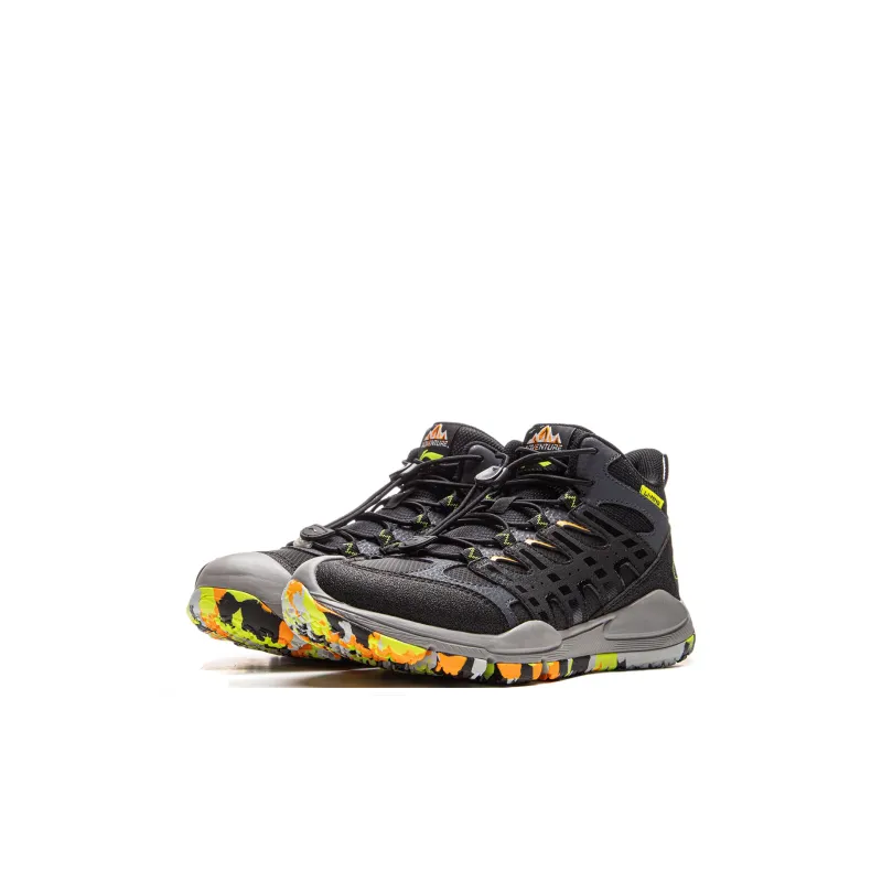 LINING YOUNG Outdoor Cushioning Wear Resistant Rebound High Top Kids Lifestyle Shoes Black Kids'-2