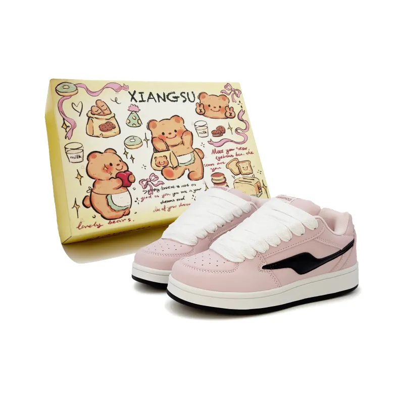 XIANGSU Fashion Trend Comfortable Commute Versatile Low-Top Skateboard Shoes Women's-35