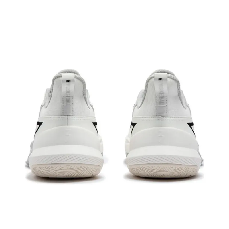 361° BIG3 Team2.0 Abrasion Resistant Slip Resistant Low Top Basketball Shoes Men's White Gray Black-3