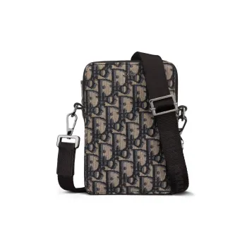 DIOR Canvas Jacquard Canvas Bag, Messenger Bag, Crossbody Bag, Shoulder Bag Men's