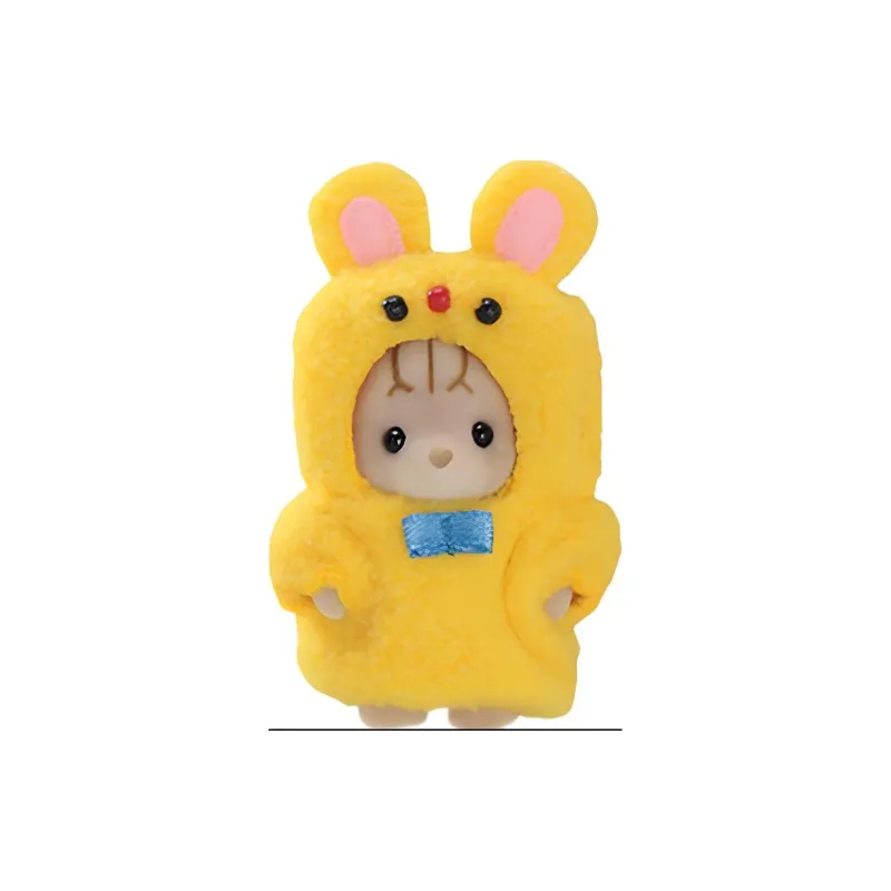 Sylvanian Families Kitten And Bear Otter Cub And Three Stripe Cat Cub Dolls Plush Doll Small Size Tall-1