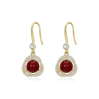 MCK New Chinese Style Elegant Earrings Women's