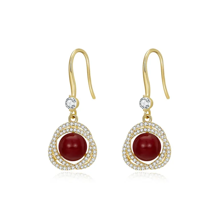 MCK New Chinese Style Elegant Earrings Women's-0