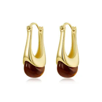 MCK 925 Silver Needles Earrings Women's