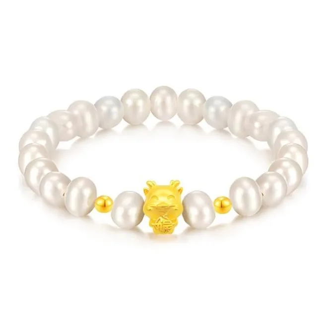 KING TAI SANG Gold Bracelet Women's-7