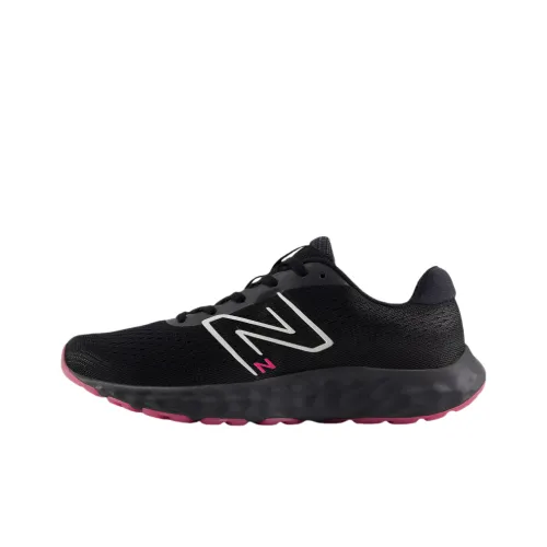 New Balance NB 520 V8 Anti Slip Wear Resistant Low Top Casual Running Shoes Women's Black Pink