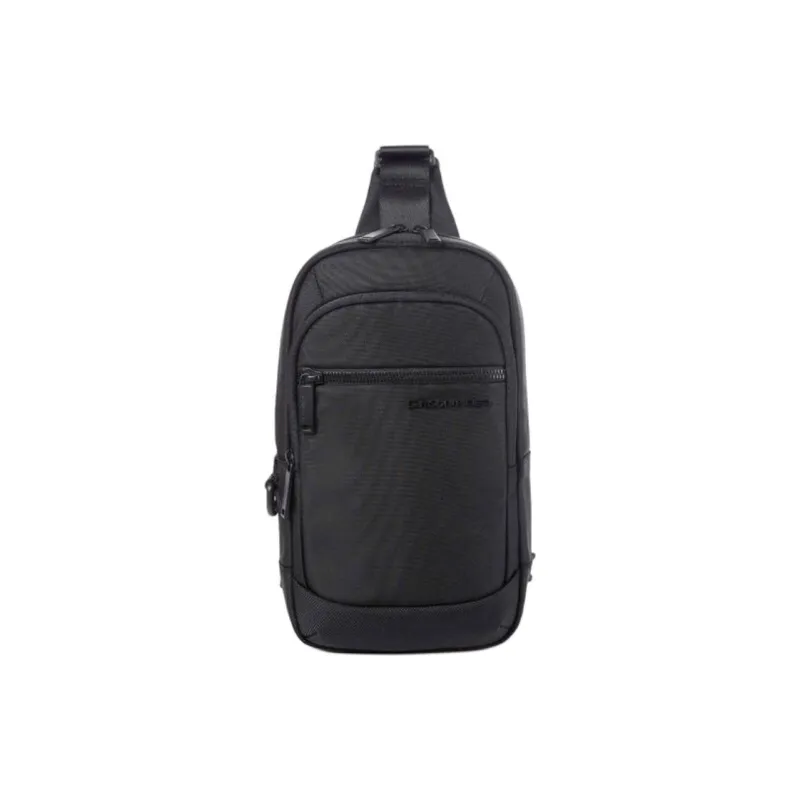 SAMSONITE Nylon Shoulder Bag Crossbody Bag Unisex Black-0