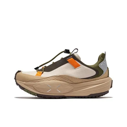 Erke Chunky Sneakers Men Low-Top Warm Linen/Khaki