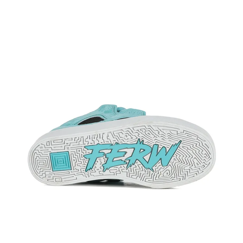 FERW Thin Chic Universe Non-slip Wear-resistant Shock Absorption Low-Top Skateboard Shoes Unisex Blue-5