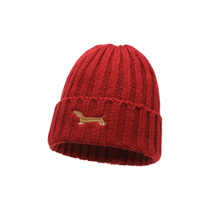 FREE RABBITⅡ Korean Style Puppy Embroidery Gathered Hat Unisex-11