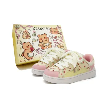 XIANGSU Anti Slip Wear Resistant Low Top Skateboard Shoes Women's
