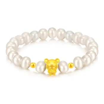 KING TAI SANG Gold Bracelet Women's