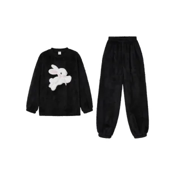 ROSE TREE Pajama Set Women's Black