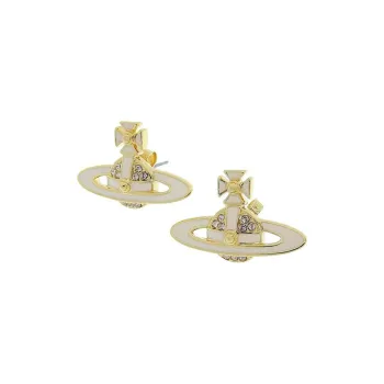 Vivienne Westwood Gold Plated Stud Earrings Women's Gold