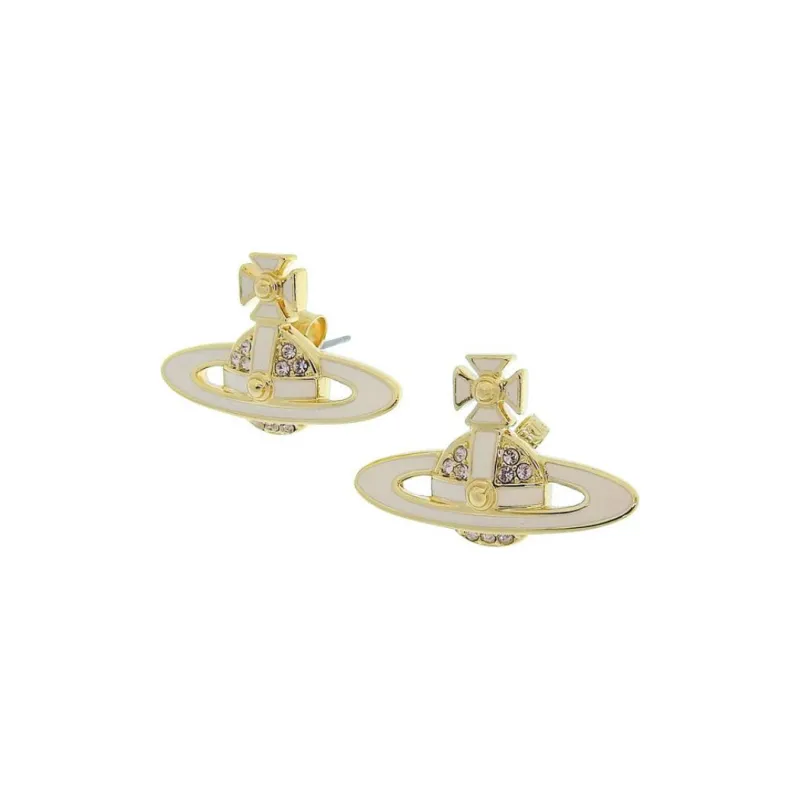 Vivienne Westwood Gold Plated Stud Earrings Women's Gold-0