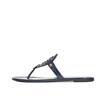 TORY BURCH Miller Rubber Sole Flip Flops Women's Blue