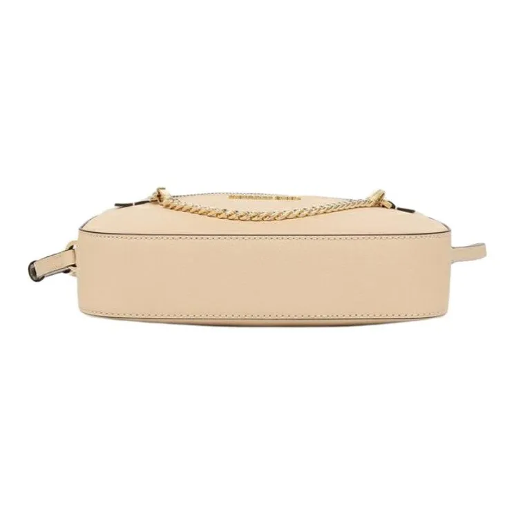 MICHAEL KORS Jet Set Saffiano Leather Shoulder Bag Crossbody Bag Large Size Women's Camel-4