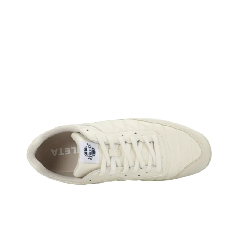 ATHLETA Anti Slip Wear Resistant Soccer Shoes Men's White-2