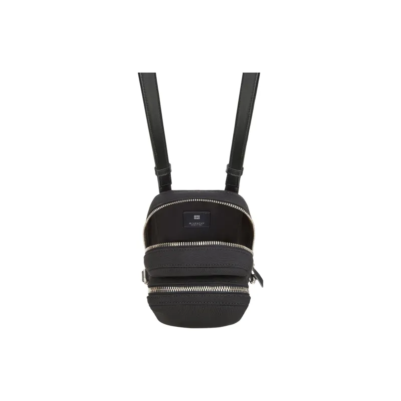 Givenchy Polyamide Camera Bag, Shoulder Bag, Crossbody Bag Small Size Men's Black-3