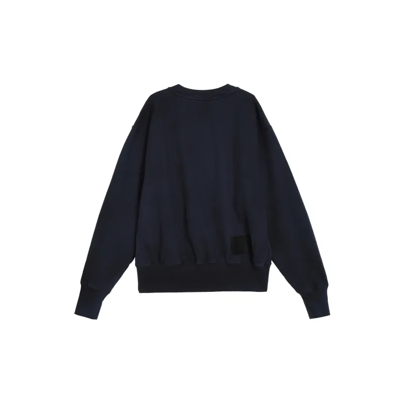 WE11DONE Sweatshirts Unisex Navy Blue-1