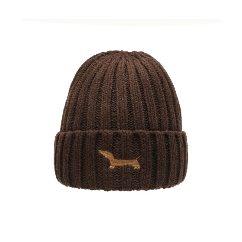 FREE RABBITⅡ Korean Style Puppy Embroidery Gathered Hat Unisex-2