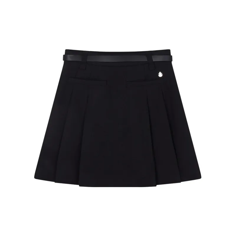 Teenie Weenie Casual Short Skirts Women's Navy Blue-2