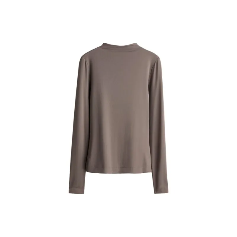 H&M T Shirts Women's Greige-0