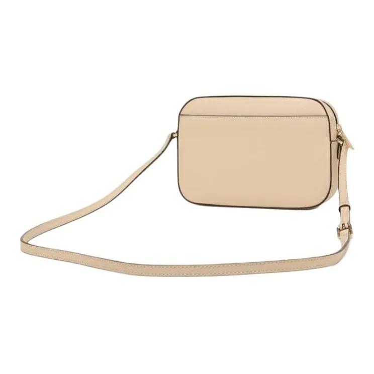 MICHAEL KORS Jet Set Saffiano Leather Shoulder Bag Crossbody Bag Large Size Women's Camel-3