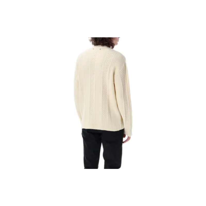 Golden Goose Logo embroidered Knitted Wool Jumper-1