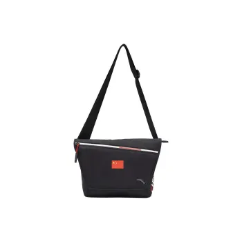 Anta Polyester Crossbody Bag Shoulder Bag Regular Unisex Black