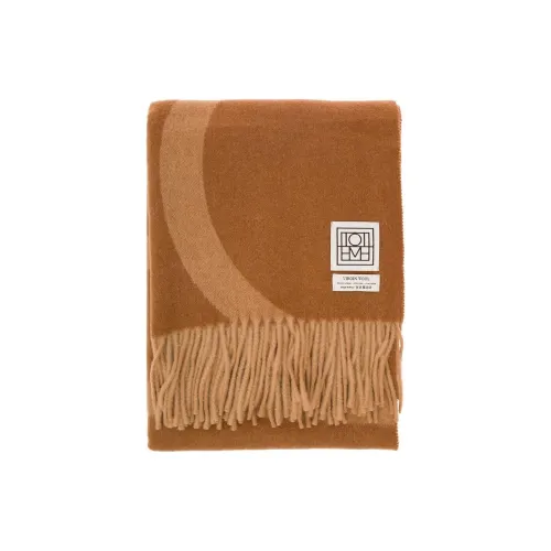TOTEME Wool Knit Scarves Women's Brown