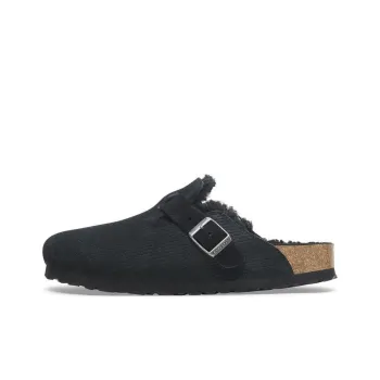 Birkenstock Wrap toe Slippers Unisex Black Narrow Fit