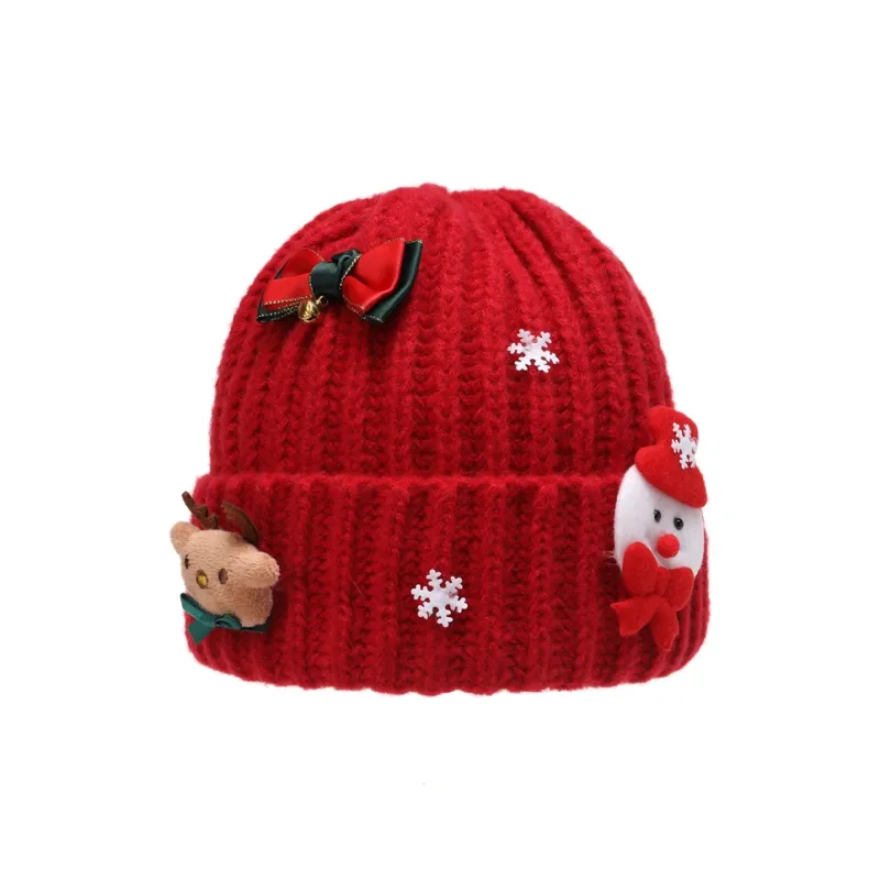 FREE RABBITⅡ Winter Thickened Cute Snowman Head Cover Warm Cold Resistant Cold Cap Unisex-2