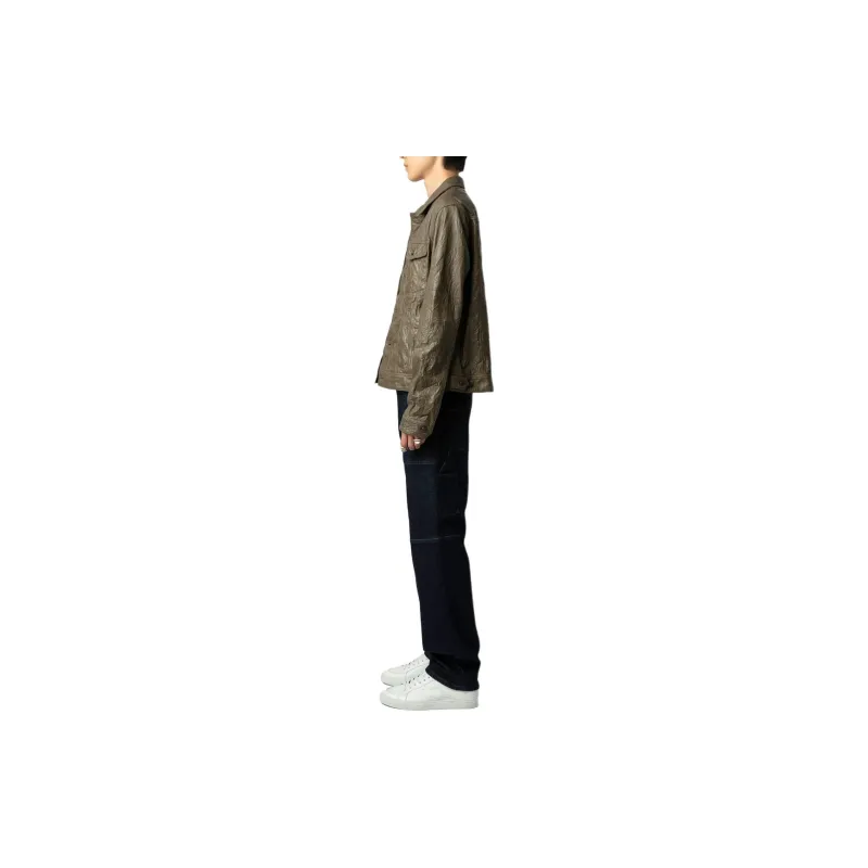 Zadig&Voltaire Crinckled Leather Jacket-4