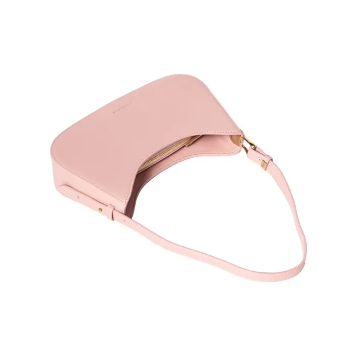 OMI Synthetic Leather Underarm Shoulder Bag Regular Women's Black/Ecru/Khaki/Pink-3