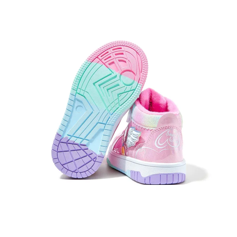 Disney Princess Cushioned Wear Resistant Breathable High Top Kids Lifestyle Shoes Children Aged 3 7 Years Old-7