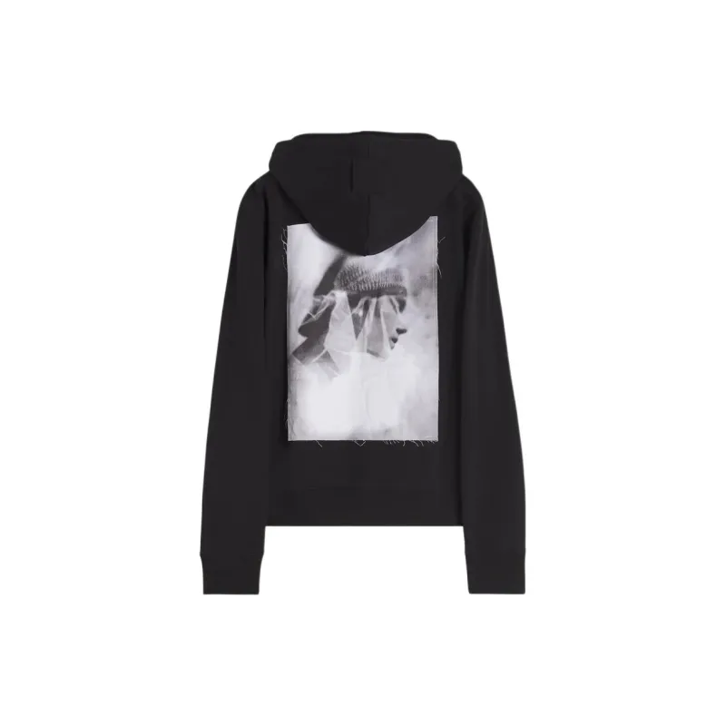 Lanvin Archives Print Zipped Hoodie-1