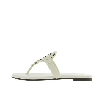 TORY BURCH Miller Soft Sandals New Ivory Off White Women's