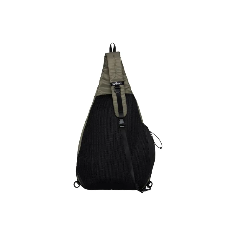 Wilson Nylon Shoulder Bag Crossbody Bag Regular Unisex Dark Green-3