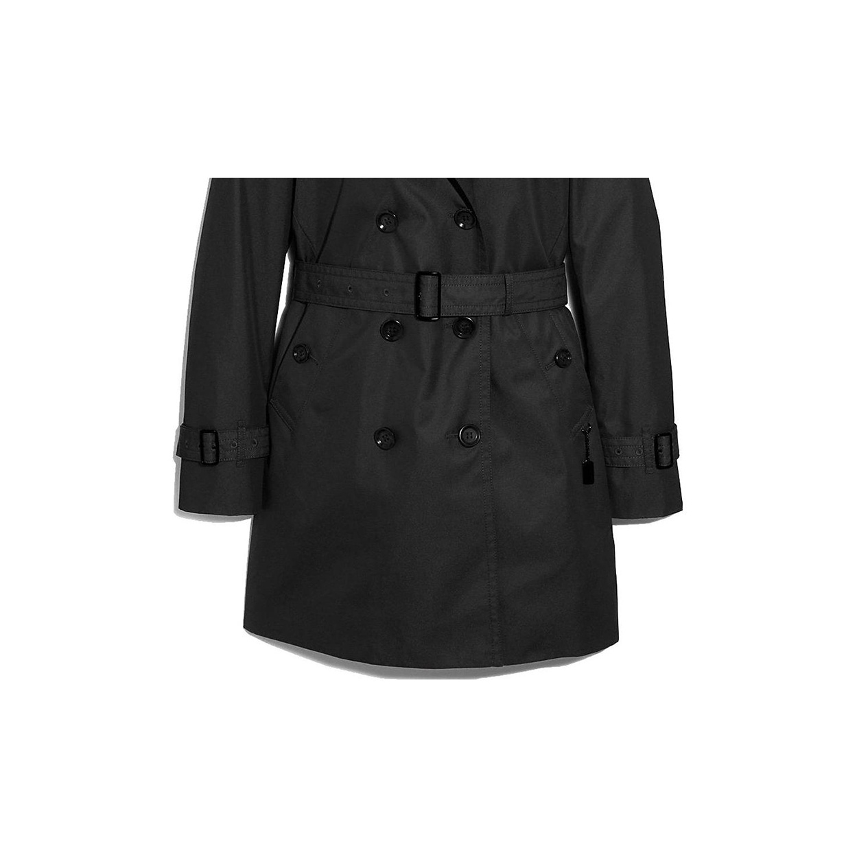 COACH THE TRENCH 黒 トレンチコート COACH Trench Coats Women's Black - POIZON