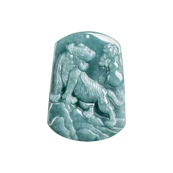 Jade Is Boundless Glutinous Jade Jadeite Necklaces Unisex